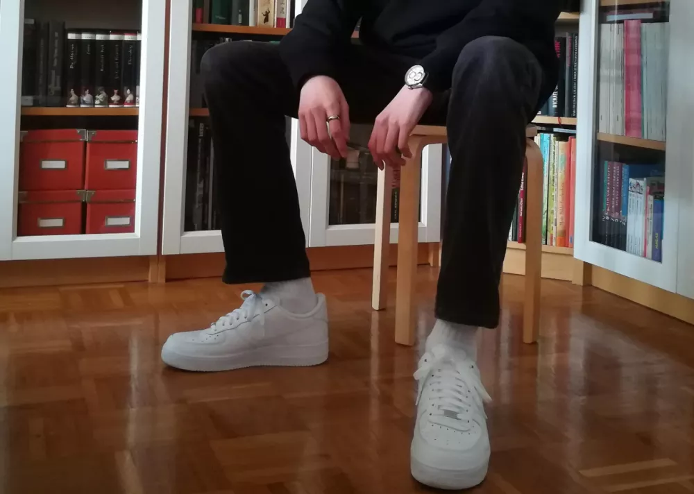 How to wear Nike Air Force 1 with Jeans Captain Creps