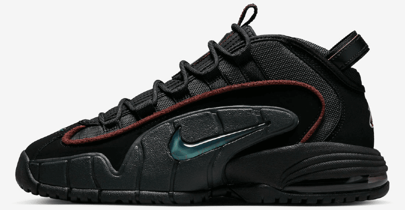 Air max penny shop 1 black and red