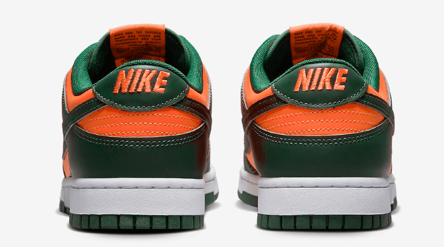 green and orange dunks