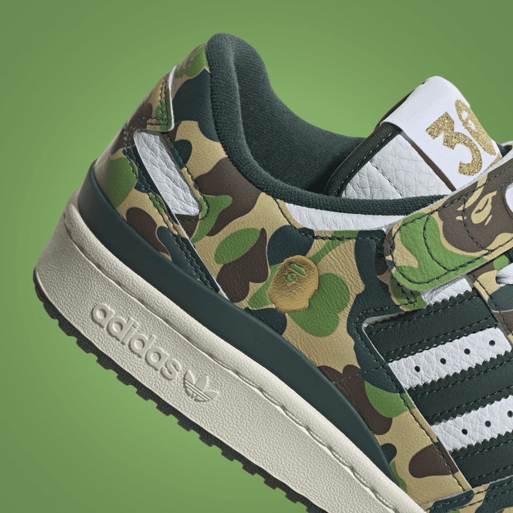 BAPE x adidas Forum Low 84 30th Anniversary "Green Camo" ID4771