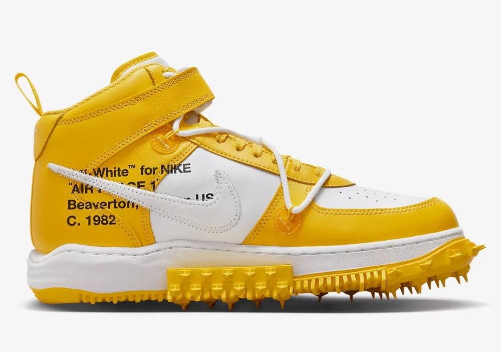 Off-White Air Force 1 Mid Varsity Maize