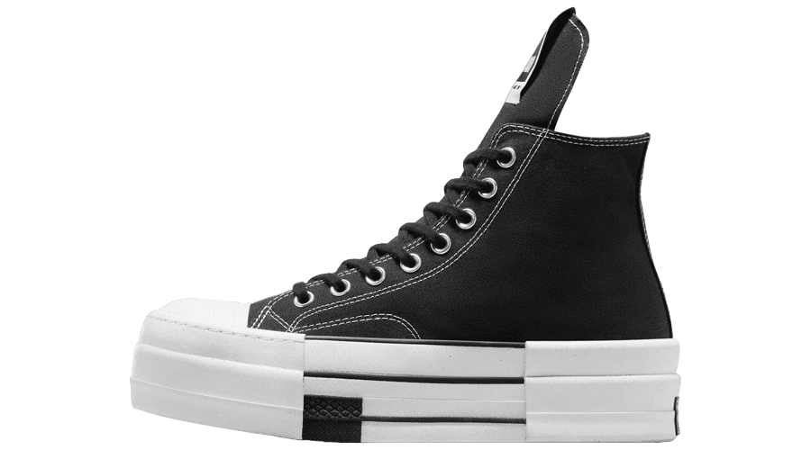 Rick Owens x DRKSHDW DBL DRKSTAR Converse Chuck 70 High 