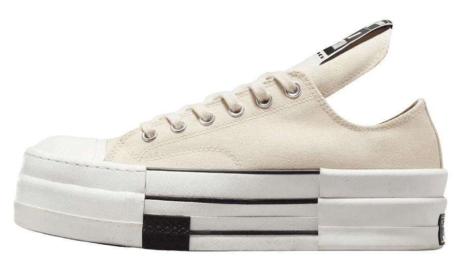 Rick Owens x DRKSHDW DBL DRKSTAR Converse Chuck 70 Low 