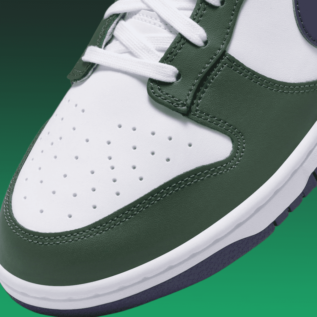 The Nike Dunk Low Gorge Green DD1503-300 is a Retro Remixed