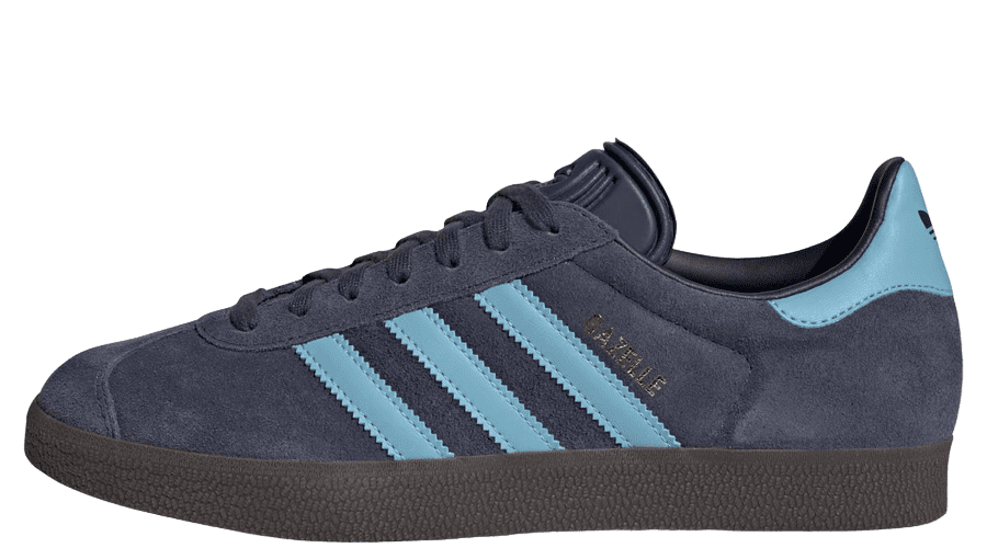 Adidas gazelle clearance blue black gum