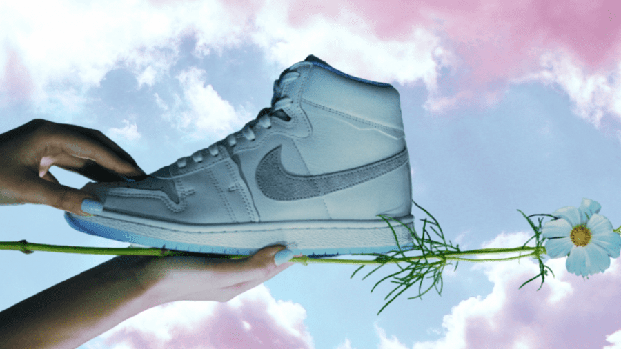 The Forget-Me-Nots x Jordan Air Ship is Blooming Beautiful