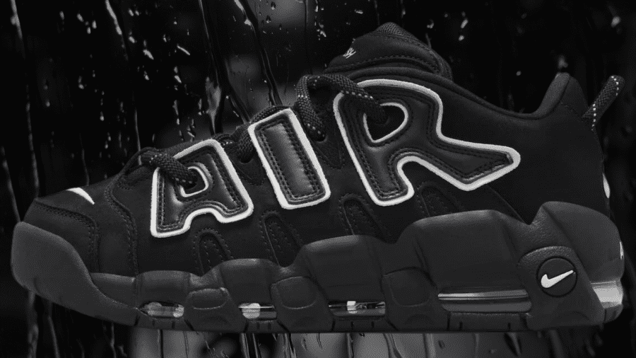 The AMBUSH x Nike Air More Uptempo Low “Black White” is Stealthy and Sexy