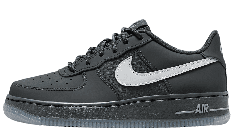 Nike Air Force 1 Low GS Reflective Swoosh Black FV3980-001