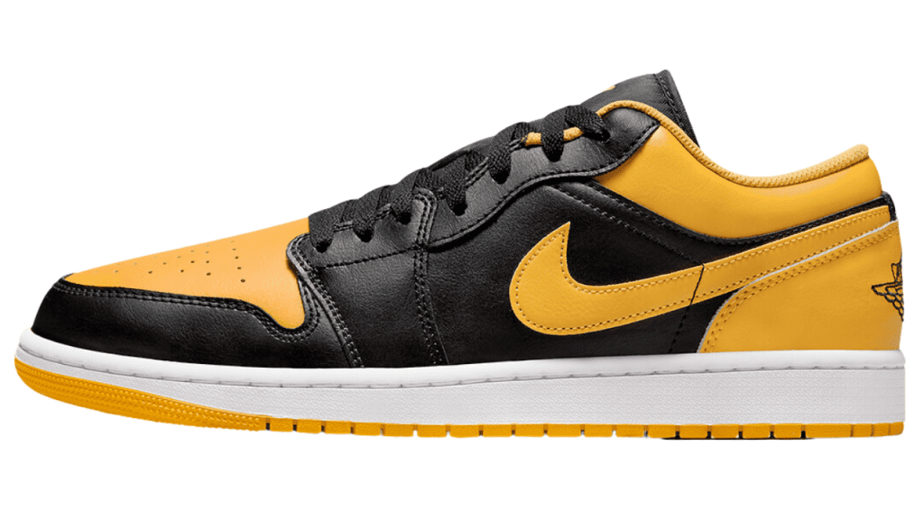 Yellow air clearance jordan 1 low