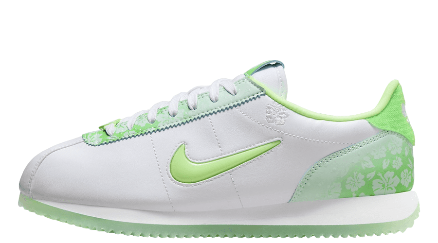 Lime green nike on sale cortez