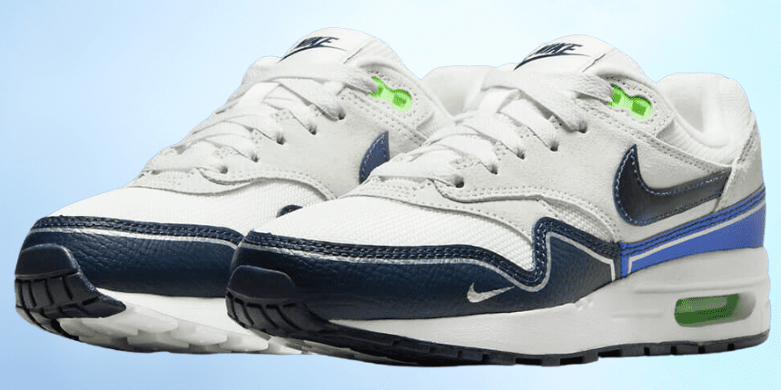 The Nike Air Max 1 “Obsidian Royal” is a New School Take on an Old School Design