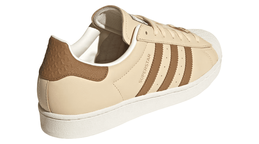 Adidas superstar clearance homme beige