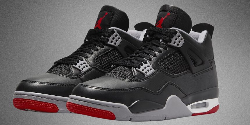 Mens air jordan 4 bred best sale