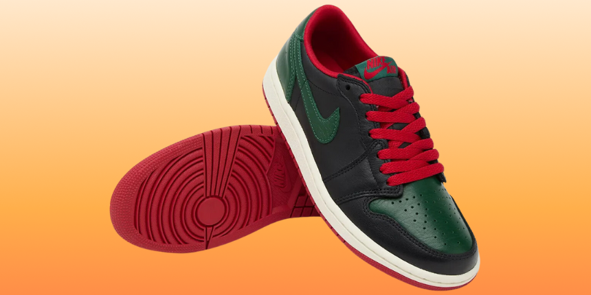 We’re Getting Gucci Vibes From the Air Jordan 1 Low OG “Gorge Green”