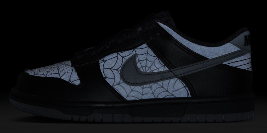The Nike Dunk Low “Spider-Man Black Symbiote” Looks Even Cooler in the Dark