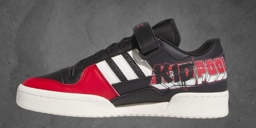 First Look at the Marvel x adidas Forum Low “Kidpool”