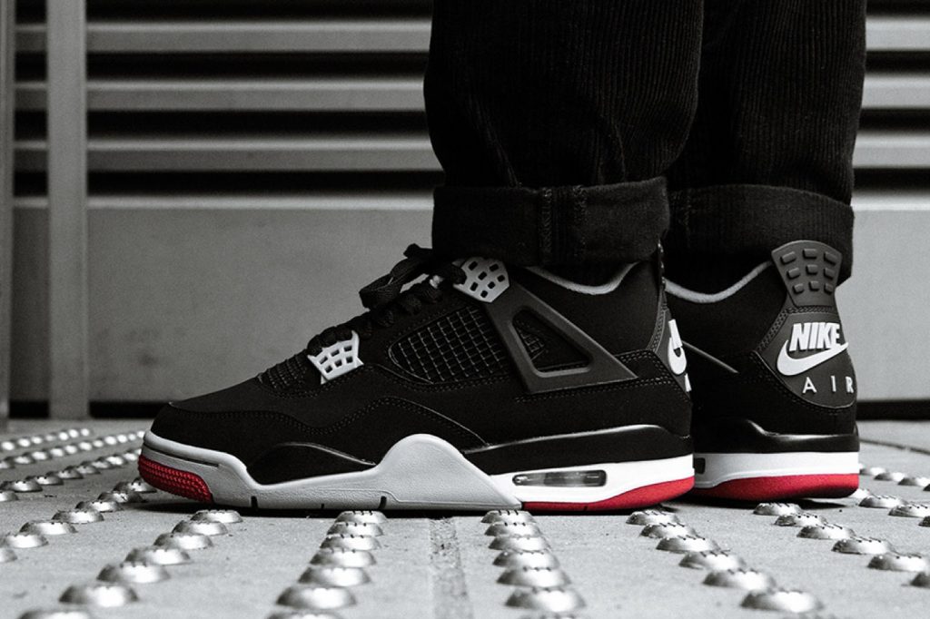 Aj 4 bred on feet online