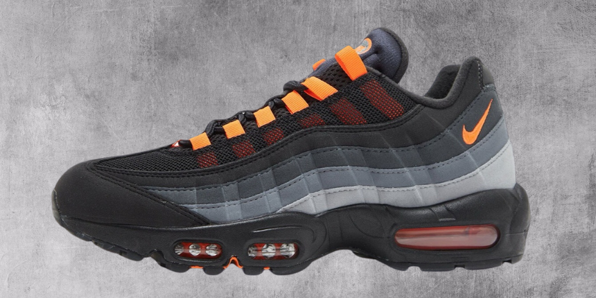 “Hyper Crimson” Accents Spice Up the Nike Air Max 95 “Black”