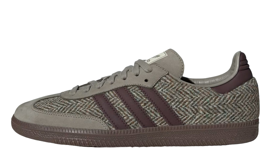 Harris Tweed x adidas Samba OG 