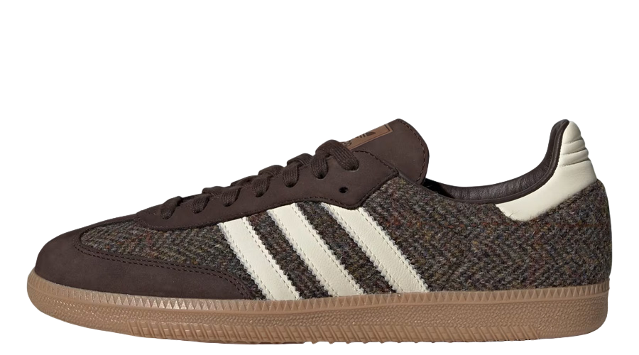 Harris Tweed x adidas Samba OG 