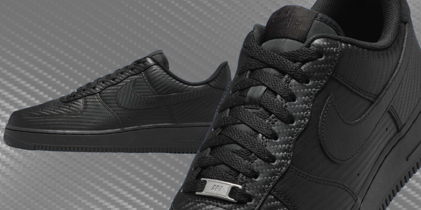 First Look at the Nike Air Force 1 “Carbon Fiber”