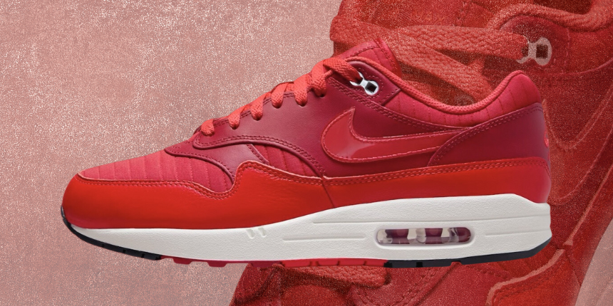 The Nike Air Max 1 “Gym Red” is the Perfect Valentine’s Day Sneaker