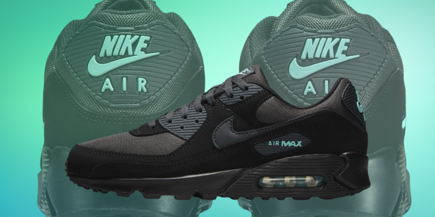 Took a L on the Tiffany AF1? Check Out the Nike Air Max 90 “Black Tiffany”