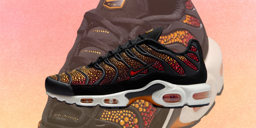 Bring the Bling With the Swarovski x Nike Air Max Plus “Pimento”