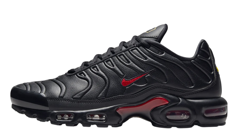 Nike TN Air Max Plus Leather Black Red FZ3038 001 Where to Buy Info