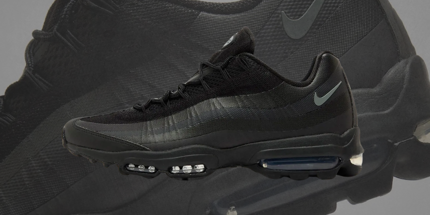 The Nike Air Max 95 Ultra “Triple Black” Enters Stealth Mode