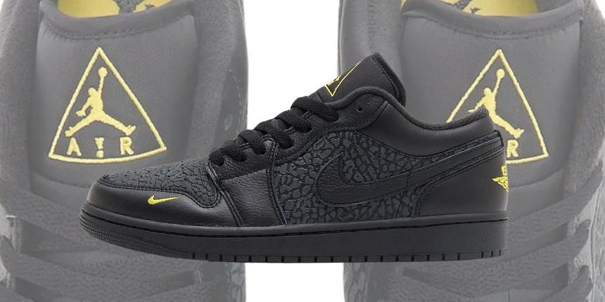 The Air Jordan 1 Low Gets the AJ3 Elephant Print Treatment