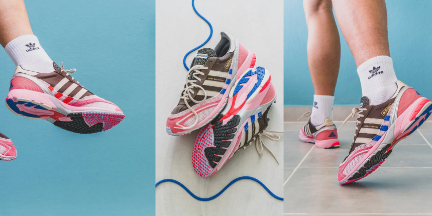 The latest Bad Bunny adidas adiZero SL 72 “Brown Pink” Brings Retro Track Energy