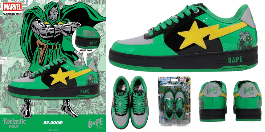 The Marvel x BAPE STA™ “Fantastic Four” 2025 Collection Drops This