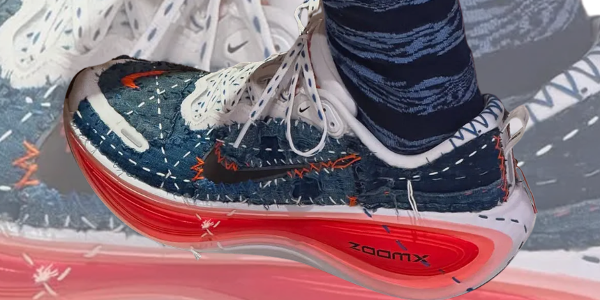 Apple Meets Sashiko: Tim Cook’s One-of-One Nike Vomero Plus