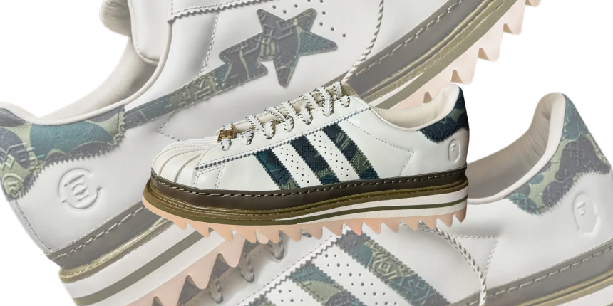 The Clot x BAPE x adidas Superstar is a Triple Threat Collab