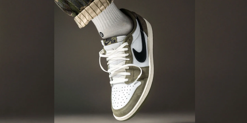 The Air Jordan 1 Low OG “Medium Olive” is Bringing Major Travis Energy