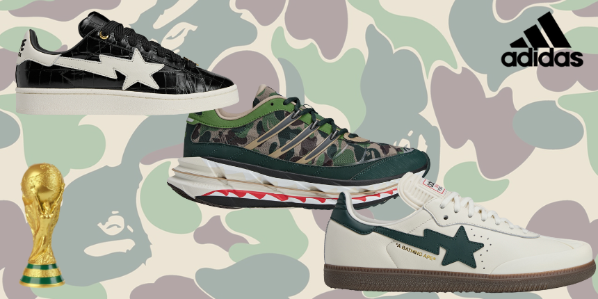 The BAPE x adidas World Cup Pack Is About To Shake Up February