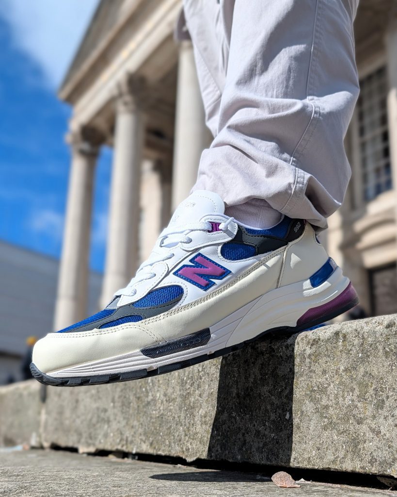 New Balance 992 White Team Royal