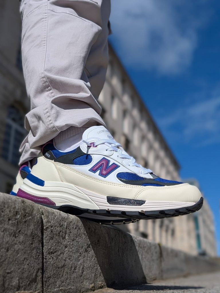 New Balance 992 White Team Royal