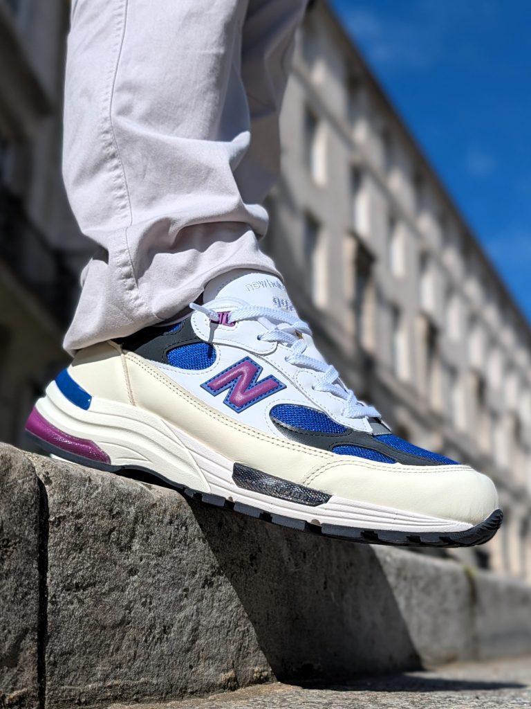 New Balance 992 White Team Royal