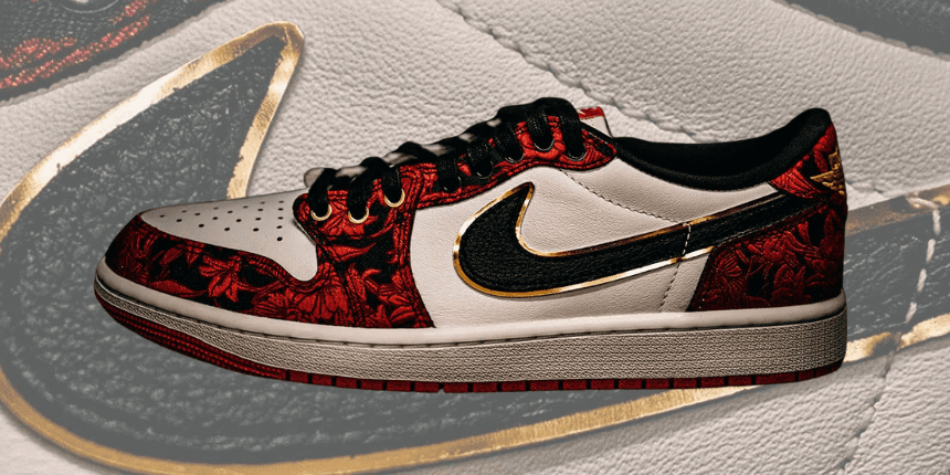 The Air Jordan 1 Low OG “Last Dance At The Garden” Trades Leather For Floral Tapestry