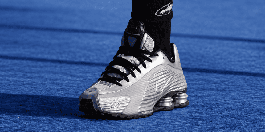 The Corteiz x Nike Shox R419 “Metallic Silver” Goes Fully Chrome