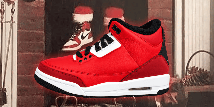 The Air Jordan 3 “Santa” Pays Homage to a Classic Christmas Photo