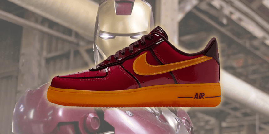 The Nike Air Force 1 Low Gets an Iron Man-Inspired Colourway
