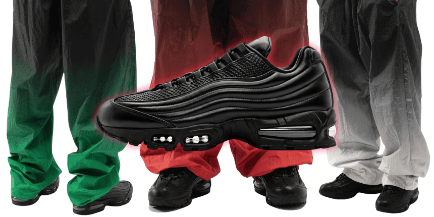 One Block Down Reworks the Nike Air Max 95 Lux in Black Leather