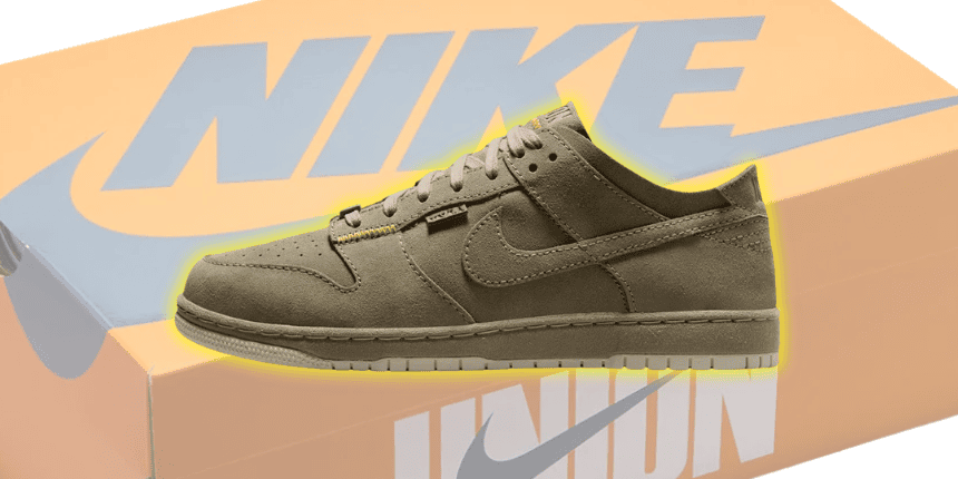 The Union x Nike Dunk Low “Bamboo” Features Foldable Heels